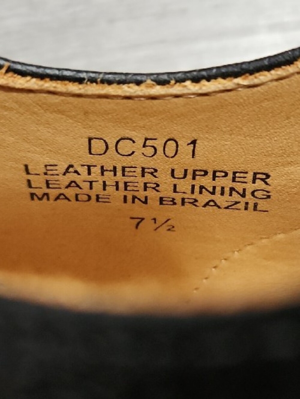 Driver Club USA Raleigh Wingtip Lace Up Sneakers Grainy Black Womens Size 7.5 - Picture 3 of 13